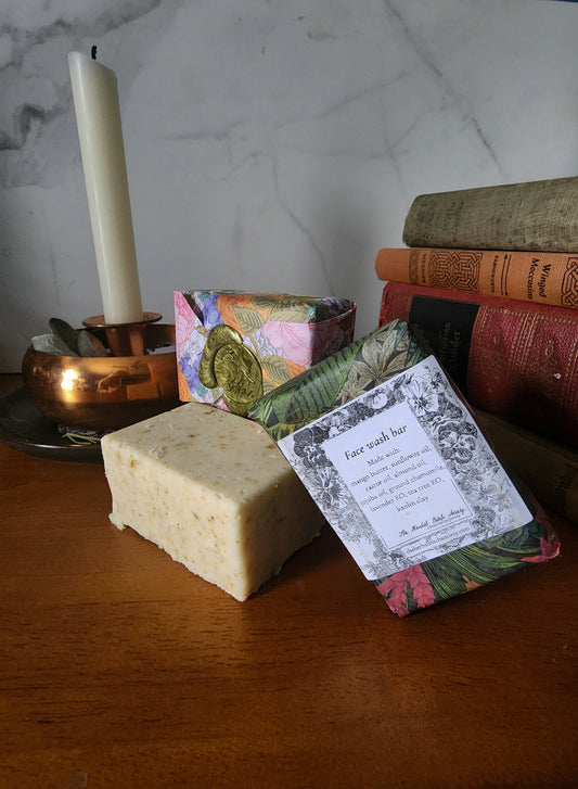 Face wash bar.